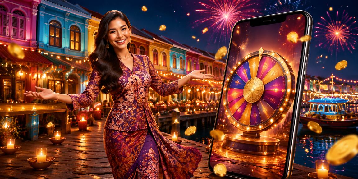 Permainan roulette dengan rekaan batik khas Penang